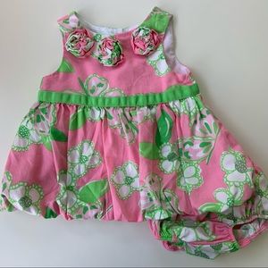 Lilly Pulitzer Britta Baby Bubble Dress 3-6 Months